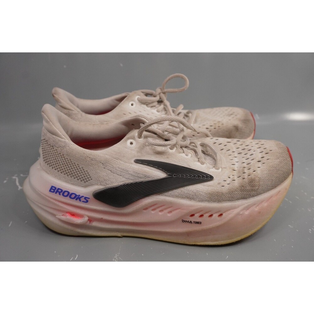 Brooks Glycerin Max Shoes Womens Size 8 White Black Diva Pink Running Athletic